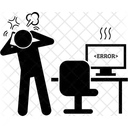 Preguntando Llamando Computadora Icono