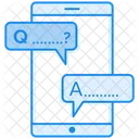 Preguntas Y Respuestas En Linea Respuesta A Preguntas Servicio Al Cliente Icono