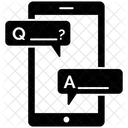 Preguntas Y Respuestas En Linea Respuesta A Preguntas Servicio Al Cliente Icono
