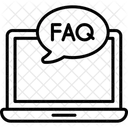 Computadora Portatil Preguntas Frecuentes En Linea Soporte Icon