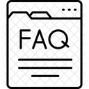 Web Preguntas Frecuentes En Linea Soporte Icon