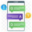 Preguntas Y Respuestas Preguntas Frecuentes Cuestionario En Linea Icono