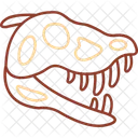 Prehistoric Extinct Fossils Icon