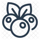 Preiselbeere Obst Torte Symbol