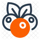 Preiselbeere Obst Torte Symbol