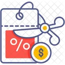 Preissenkung  Symbol