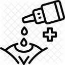 Premiers Secours Pour Les Yeux Premiers Secours Oculaires Soins Oculaires Icône