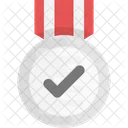 Aprovado Medalha Certificado Icon