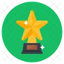 Premio Estrela Recompensa Trofeu Ícone