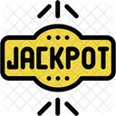 Jackpot Juegos De Azar Marquesina Icono