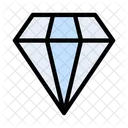 Premium Diamond Web Icon