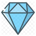 Diamond Crystal Clean Code Icon