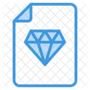 Premium Diamond Sheet Icon