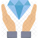 Diamond Crystal Gem Icon