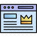 Premium Content Marketing Premium Icon