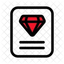 File Gemstone Diamond Icon