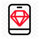 Phone Diamond Premium Icon