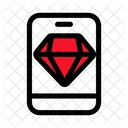 Phone Diamond Premium Icon