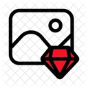 Image Diamond Premium Icon