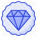 Premium Quality Warranty Diamond Icon