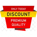 Premium Quality Banner Tag Icon
