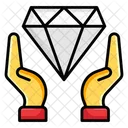Diamond Cyrstal Gemstone Icon