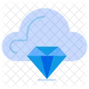 Premium Quality Cloud Server Cloud Icon