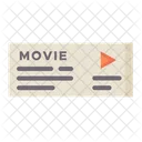 Premium Ticket Movie Ticket Cinema Ticket Icon