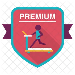 Premium Treadmill Badge  Icon