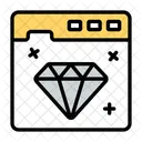Premium Website Premium Webpage Online Diamond Icon