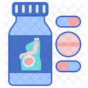 Prenatal Vitamins Nutrition Prenatal Icon