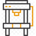 Prensa Hidraulica Maquina De Prensa Moldagem Por Compressao Ícone