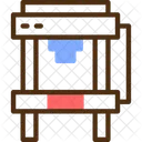 Prensa Hidraulica Maquina De Prensa Moldagem Por Compressao Ícone