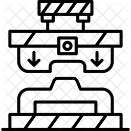 Máquina de pressão  Ícone
