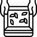Prensado de papel  Icono