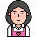 Preschool Teacher Female  Icon