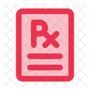 Prescricao Registros Medicos Paciente Icon