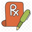 Prescricao Relatorio Medico Rx Icon