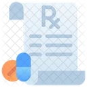 Prescricao Rx Relatorio Medico Ícone