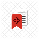 Prescrição médica  Ícone