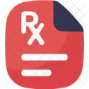 Prescripcion Informe Medico Atencion Sanitaria Y Medica Icono