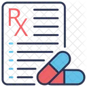 Atencion Sanitaria Farmacia Prescripcion Icono