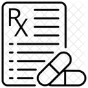 Atencion Sanitaria Farmacia Prescripcion Icono