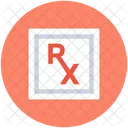 Receta Rx Medica Icono