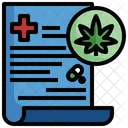 Prescripción de cannabis  Icono