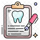 Prescripción dental  Icono