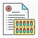 Prescripcion Medica Informe Medico Informe Icono