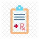 Prescription Medical Medicine Icon