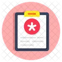 Prescription Medical Report Rx Icon