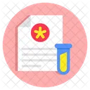 Prescription Medical Report Rx Icon